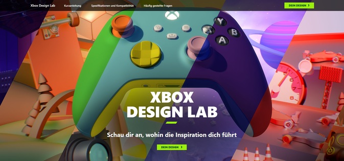 Das Xbox Design Lab hilft euch dabei, ganz individuelle Xbox-Controller zu erstellen